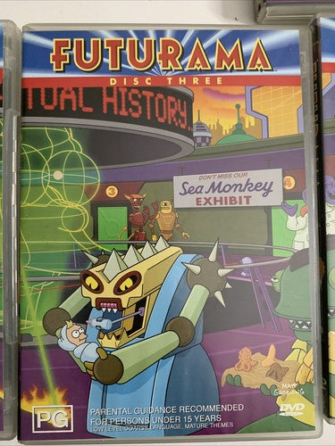 Futurama : Season 4 Box Set (DVD, 2000, 4-Disc) Region 4