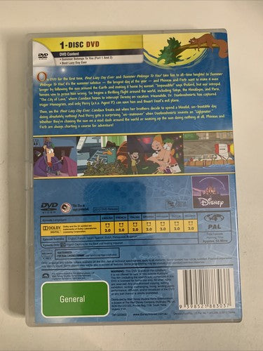 Phineas and Ferb: Best Lazy Day Ever (DVD, 2012) Disney Animation Region 4