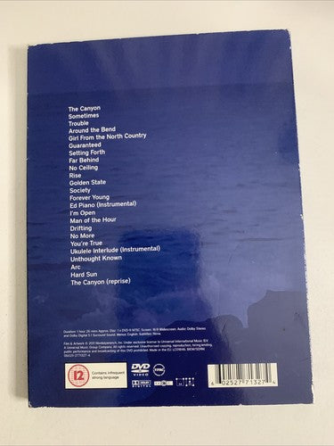 Water On The Road: Eddie Vedder Live (DVD, 2011) All Regions