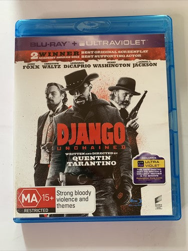 Django Unchained (Blu-ray, 2012) Jamie Foxx, Leonardo DiCaprio  All Regions