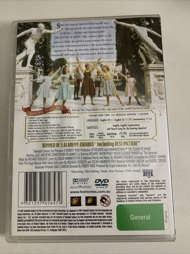The Sound of Music (DVD, 1965, 2-Disc) Julie Andrews  Region 4