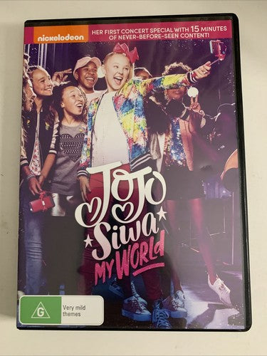 Jojo Siwa: My World (DVD, 2017) Joelle Joanie Siwa Region 4