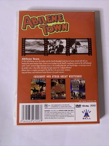 Abilene Town (DVD, 1946)  Randolph Scott, Ann Dvorak All Regions