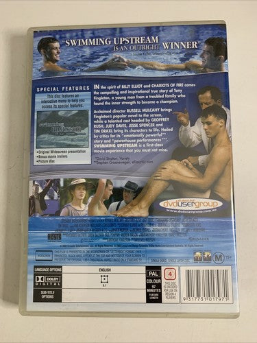 Swimming Upstream (DVD, 2003) Geoffrey Rush, Judy Davis Region 4 NEW