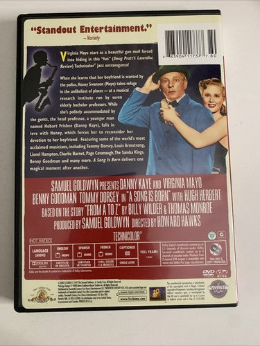 A Song Is Born (DVD, 1948) Danny Kaye, Virginia Mayo Region 1