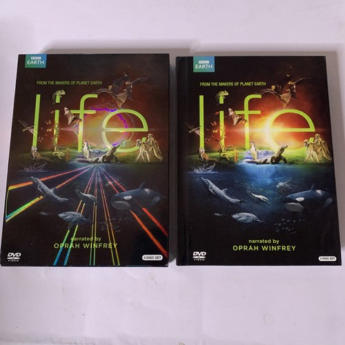 BBC Earth Life (DVD, 2007, 4-DIsc) Documentary Narrated Oprah Winfrey Region 1