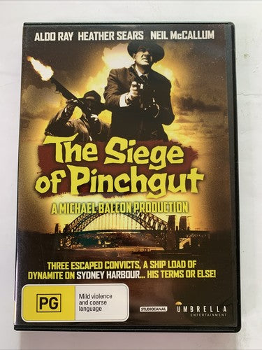The Siege of Pinchgut (DVD, 1959) Neil Mccallum, Aldo Ray Region 4 NEW