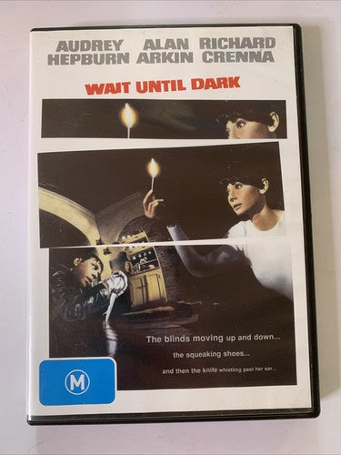 Wait Until Dark (DVD, 1967) Alan Arkin, Audrey Hepburn Region 4