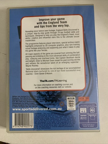 England Skills Uncovered (DVD, 2003) David Beckham, Michael Owen All Regions