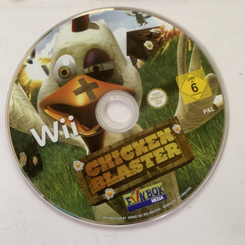 Chicken Blaster Nintendo Wii PAL Shooter Game Complete