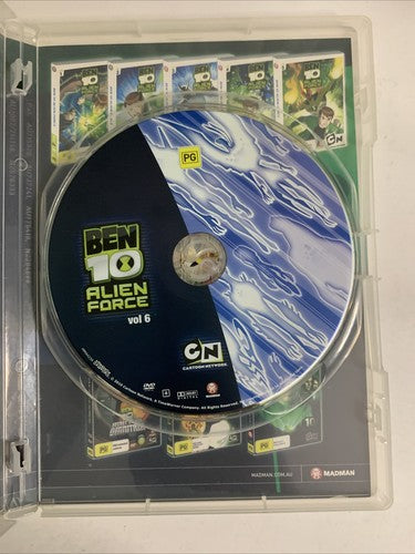 Ben 10 Alien Force : Vol 6 (DVD, 2008) Animation Region 4