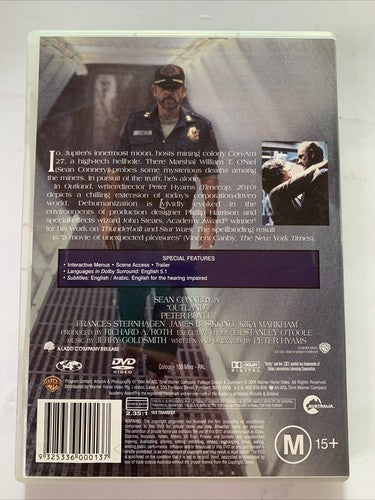 Outland (DVD, 1981) Peter Boyle, Sean Connery Region 4