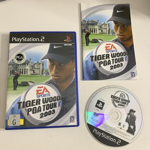 Tiger Woods PGA Tour 2003 PS2 Sony PlayStation 2 PAL Golf Game Complete