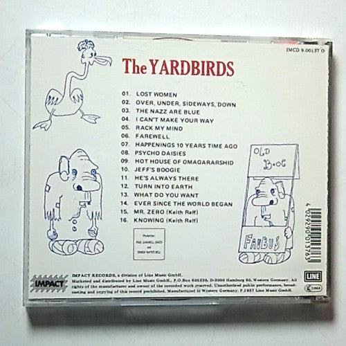 The Yardbirds – Roger The Engineer (CD, 1986) Germany IMCD 9.00137 O