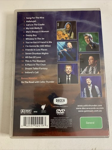 Celtic Thunder – Voyage II (DVD, 2012) All Regions