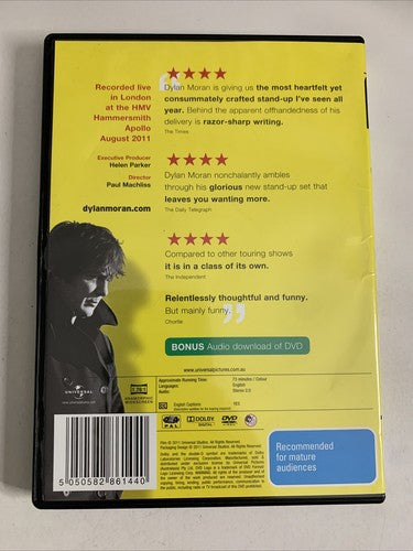 Dylan Moran: Yeah Yeah Live In London (DVD, 2011) Region 4 &2