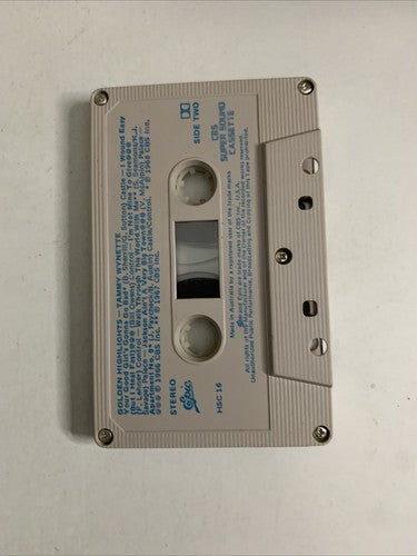 Tammy Wynette – Golden Highlights (Music Cassette, 1985) HSC 16