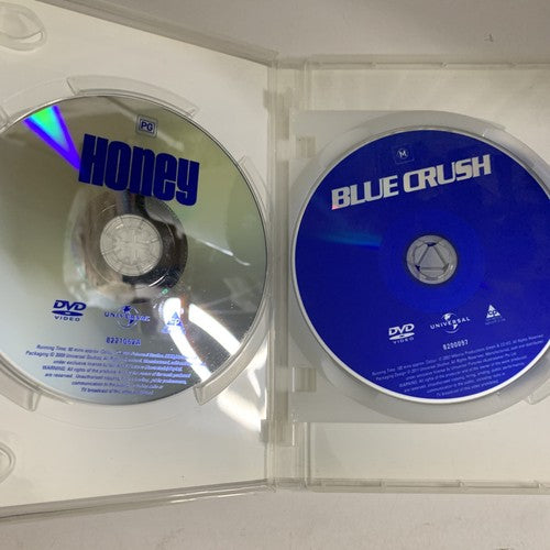 Honey / Blue Crush / Wimbledon (DVD, 2002, 3-Discs) Region 4 &2
