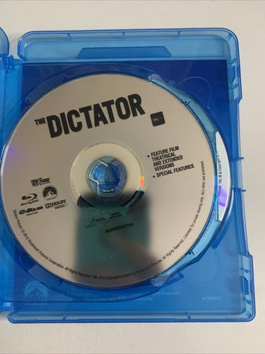 The Dictator (Extended Cut Edition, Blu-ray + DVD, 2012, 2-Disc) Region B &4