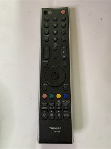 Genuine Toshiba CT-90283 TV Remote Control *Missing Battery Lid