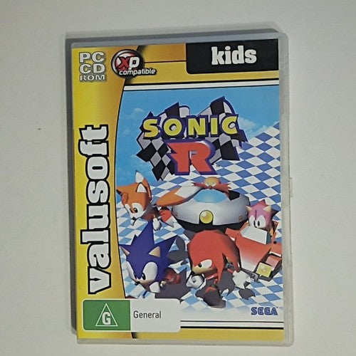 SEGA Sonic R (PC, CD-ROM, 1998) Game