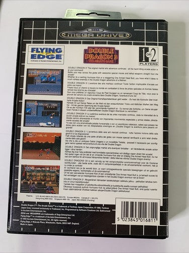 Double Dragon 3 SEGA Mega Drive PAL 1992 Game Complete