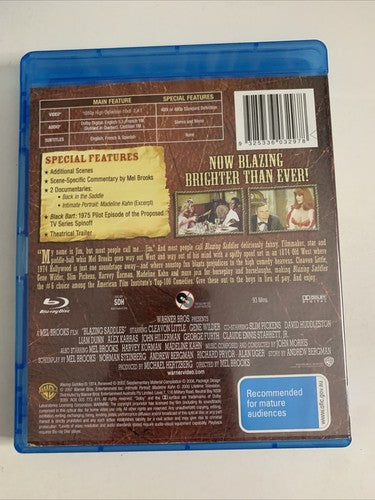 Blazing Saddles (30th Anniversary Special Edition, Blu-ray, 1974) Region B
