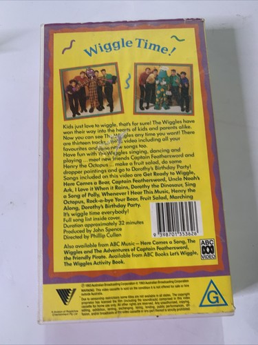 The Wiggles: Wiggle Time! VHS PAL 1993