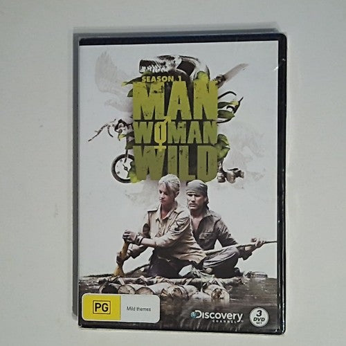 Man Woman Wild : Season 1 (DVD, 2010, 3-Disc) Region 4 *New Sealed*