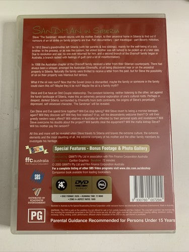 Sandman in Siberia (DVD, 2004) Steve Abbott Region 4