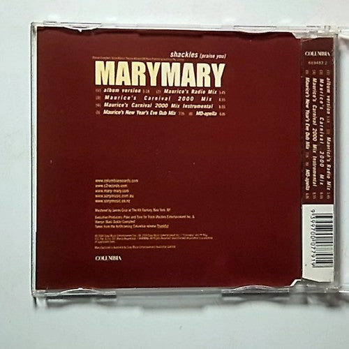 Mary Mary – Shackles (Praise You) (CD, 2000) Australia 669483 2