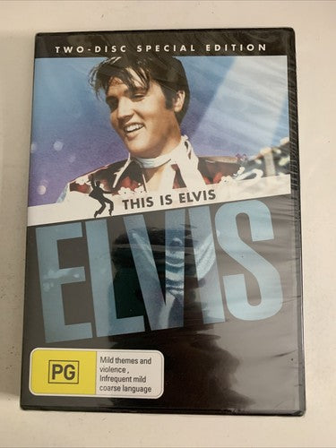 This Is Elvis (DVD, 1981, 2-Disc) Elvis Presley Documentary Region 4 NEW Sealed