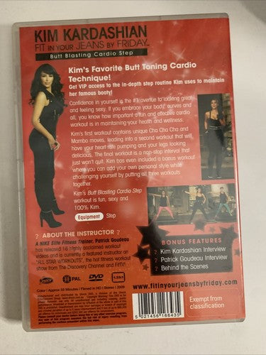 Fit In Your Jeans By Friday: Butt Body Sculpt + Cardio (DVD, 2009) All Regions