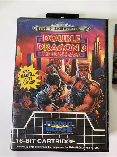 Double Dragon 3 SEGA Mega Drive PAL 1992 Game Complete