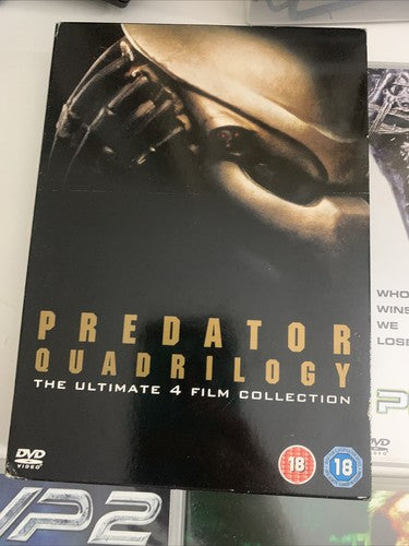Predator Quadrilogy: Predator 1 &2, Alien Vs Predator, AVP 2 (DVD) Region 2