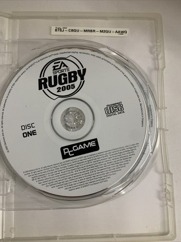 Rugby 2005 PC Windows CD-ROM Game