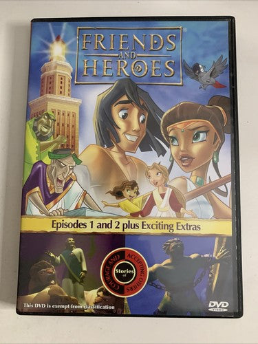 Friends and Heroes Episode 1 & 2 (DVD, 2007) Animation All Regions