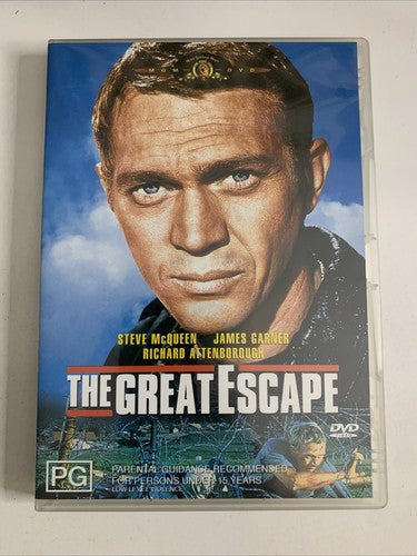 The Great Escape (DVD, 1963) Charles Bronson, Steve McQueen, James Coburn NEW