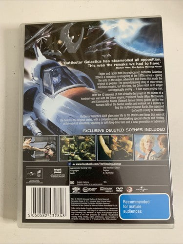 Battlestar Galactica : Season 1 (DVD, 2005, 4-Disc) Region 4 &2