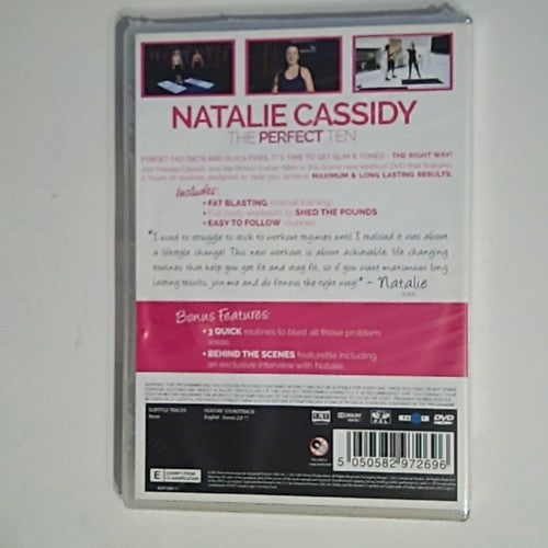 Natalie Cassidy: The Perfect Ten (DVD, 2013) Region 2 NEW