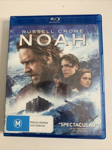 Noah (Blu-ray, 2014) Anthony Hopkins, Emma Watson, Russell Crowe Region B