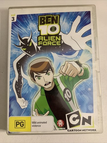 Ben 10 Alien Force : Vol 3 (DVD, 2008) Animation Region 4