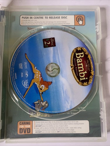 Bambi (Special Edition, DVD, 1942, 2-Disc) Disney Animation Region 4
