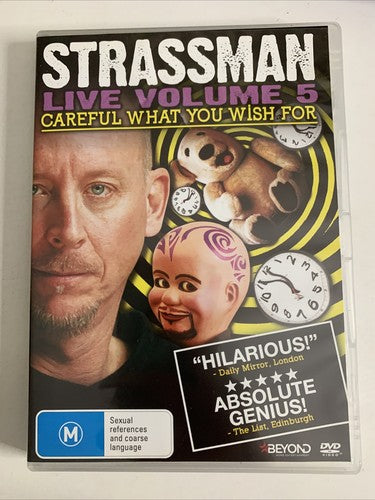 Strassman: Careful What You Wish For (DVD, 2014) Comedy Region 4