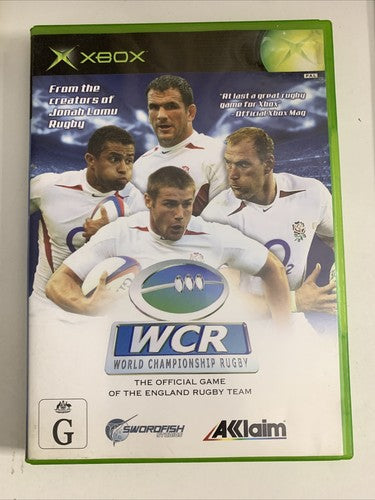 WRC World Championship Rugby Microsoft XBOX Original PAL Game Complete