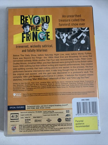 Beyond the Fringe (DVD, 1964) Dudley Moore, Alan Bennett, Peter Cook All Regions