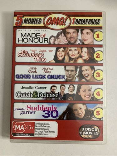 Catch & Release / Good Luck Chuck / Made Honour / Suddenly 30 / Sweetest DVD