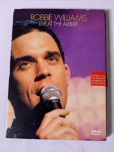 Robbie Williams – Live At The Albert (DVD, 2001) All Regions