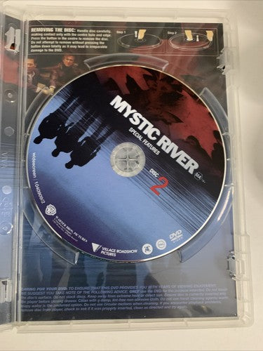 Mystic River (DVD, 2003) Kevin Bacon, Laura Linney, Laurence Fishburne Region 4