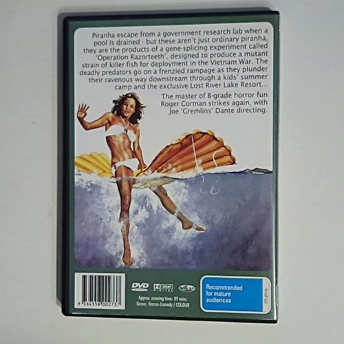 Piranha (DVD, 1978) Bradford Dillman, Heather Menzies  All Regions